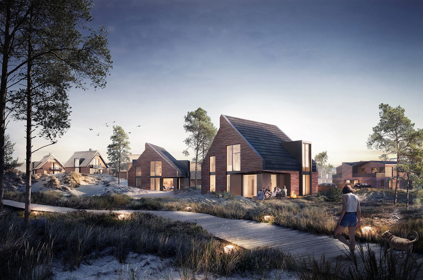 Architekturansicht Hofhaus